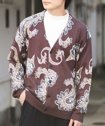 a.v.v | ペイズリー柄ワイドシルエットカーディガン(カーディガン/ボレロ)