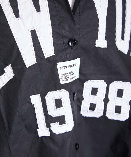 babyShoop（ベイビーシュープ）の「NEW YORKロゴシャツ（シャツ/ブラウス・レディース・ホワイト/ブラック・FREE）」の15枚目の写真