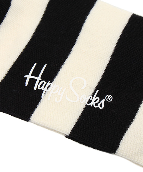Happy Socks(ハッピーソックス)の「Essentials (ブラックボーダー) SA01-905-7AW(ソックス/靴下・ブラック系その他・M-L)」の4枚目の写真