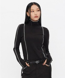 A'GEM/9 × .kom『TARGETTO/ターゲット』LINING WARMER TURTLENECK/ウォーマータートルネック