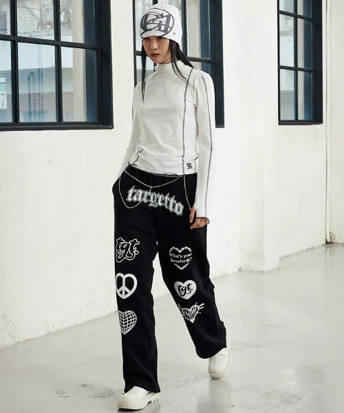 TARGETTO(ターゲット)の「A'GEM/9 × .kom『TARGETTO/ターゲット』LINING WARMER TURTLENECK/ウォーマータートルネック(Tシャツ/カットソー・レディース・ブラック/ホワイト・FREE)」の20枚目の写真