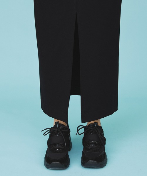 casane（カサネ）の「ロングIラインスカート（スカート・レディース・ベージュ/ブルー/ブラック・1/2）」の12枚目の写真