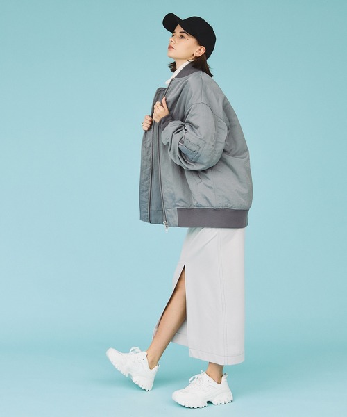 casane（カサネ）の「ロングIラインスカート（スカート・レディース・ベージュ/ブルー/ブラック・1/2）」の15枚目の写真