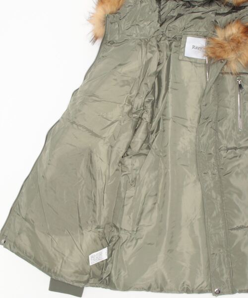 Ritzy（リッツィー）の「ファー付きエコダウンジャケット（ダウンジャケット/コート・レディース・ブラック/グリーン/アイボリー・M/L）」の18枚目の写真