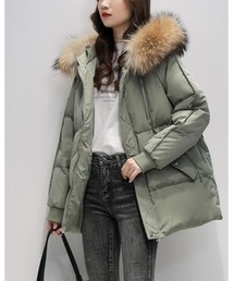 ファー付きエコダウンジャケット