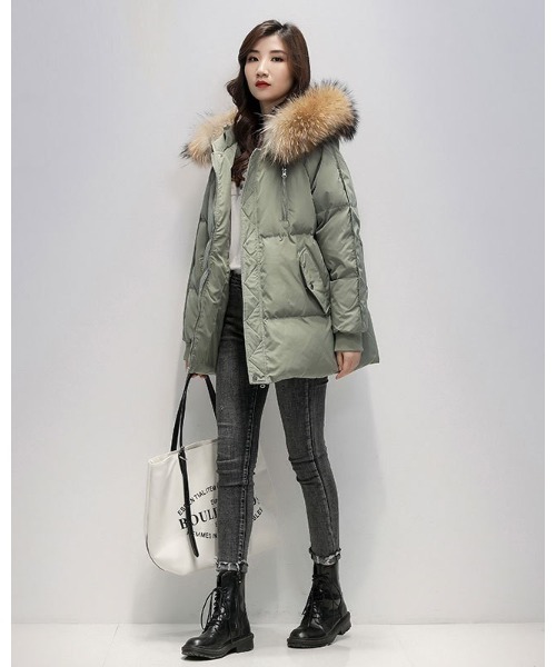 Ritzy（リッツィー）の「ファー付きエコダウンジャケット（ダウンジャケット/コート・レディース・ブラック/グリーン/アイボリー・M/L）」の17枚目の写真