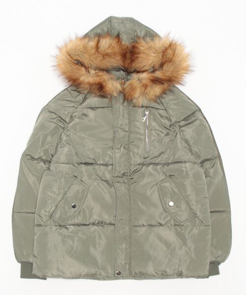 Ritzy（リッツィー）の「ファー付きエコダウンジャケット（ダウンジャケット/コート・レディース・ブラック/グリーン/アイボリー・M/L）」の20枚目の写真