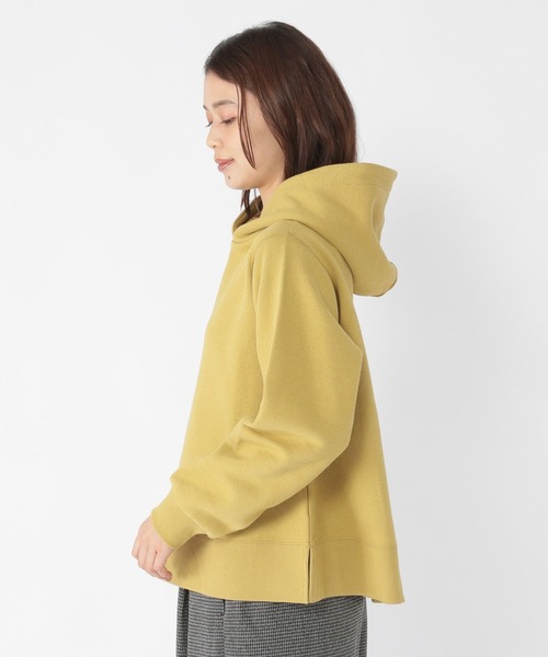 studio CLIP（スタディオクリップ）の「裏起毛フードパーカー（パーカー・レディース・アイボリー/ライトグレー/パープル/マスタード・FREE）」の10枚目の写真