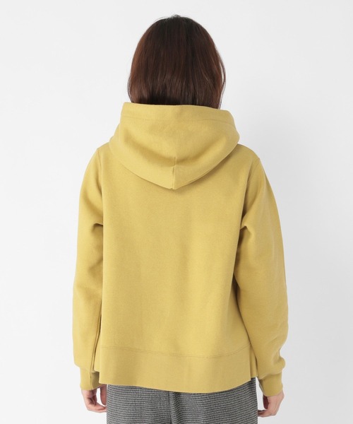 studio CLIP（スタディオクリップ）の「裏起毛フードパーカー（パーカー・レディース・アイボリー/ライトグレー/パープル/マスタード・FREE）」の11枚目の写真