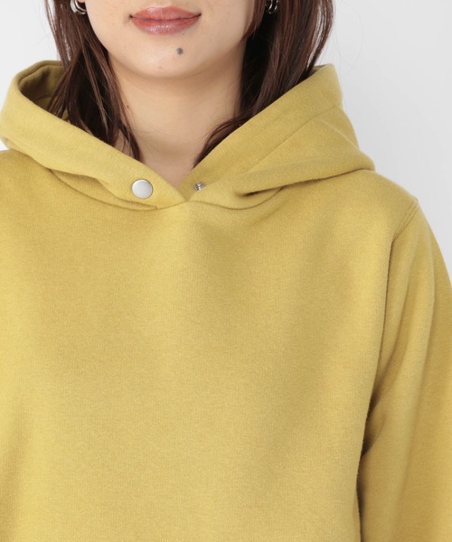 studio CLIP（スタディオクリップ）の「裏起毛フードパーカー（パーカー・レディース・アイボリー/ライトグレー/パープル/マスタード・FREE）」の12枚目の写真