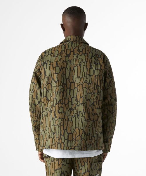 HUF（ハフ）の「HUDSON CAMO WORK JACKET / HUF ワークジャケット（ブルゾン・メンズ・カモフラージュ・SMALL/MEDIUM/LARGE/X-LARGE/XX-LARGE）」の6枚目の写真