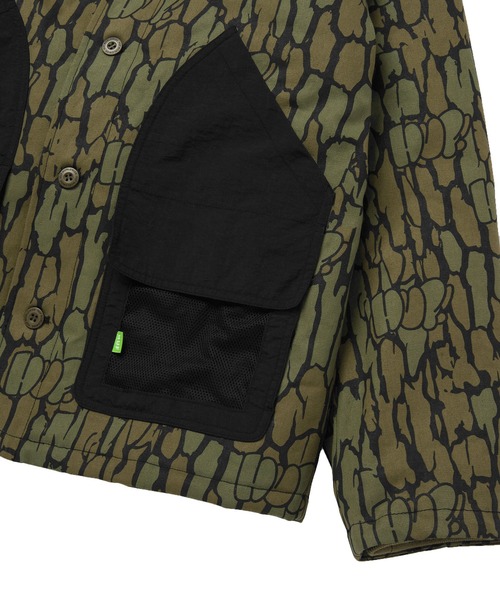 HUF（ハフ）の「HUDSON CAMO WORK JACKET / HUF ワークジャケット（ブルゾン・メンズ・カモフラージュ・SMALL/MEDIUM/LARGE/X-LARGE/XX-LARGE）」の10枚目の写真