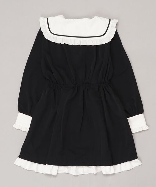 WEGO(ウィゴー)の「WEGO/【一部店限定】リボン付きビッグ襟ワンピース(ワンピース・レディース・ブラック/ピンク・FREE)」の13枚目の写真