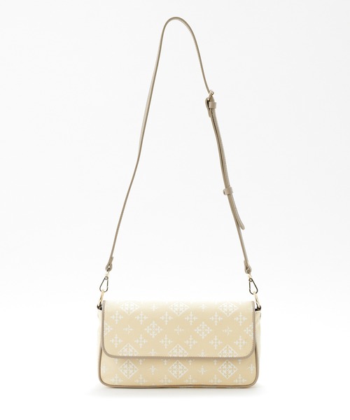 russet(ラシット)の「カラーパイピングショルダーバッグ(CE-589)(ショルダーバッグ・レディース・ホワイト/ピンク/イエロー/イエロー系その他/ベージュ/ライトグレー・FREE)」の5枚目の写真