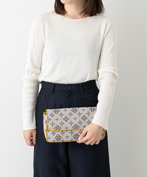 russet(ラシット)の「カラーパイピングショルダーバッグ(CE-589)(ショルダーバッグ・レディース・ホワイト/ピンク/イエロー/イエロー系その他/ベージュ/ライトグレー・FREE)」の22枚目の写真