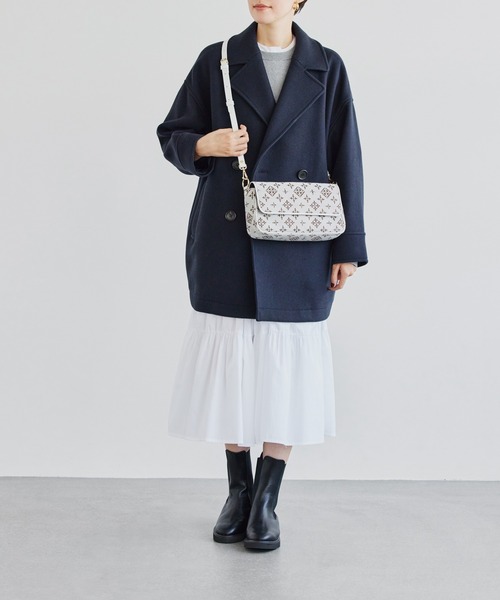 russet(ラシット)の「カラーパイピングショルダーバッグ(CE-589)(ショルダーバッグ・レディース・ホワイト/ピンク/イエロー/イエロー系その他/ベージュ/ライトグレー・FREE)」の12枚目の写真