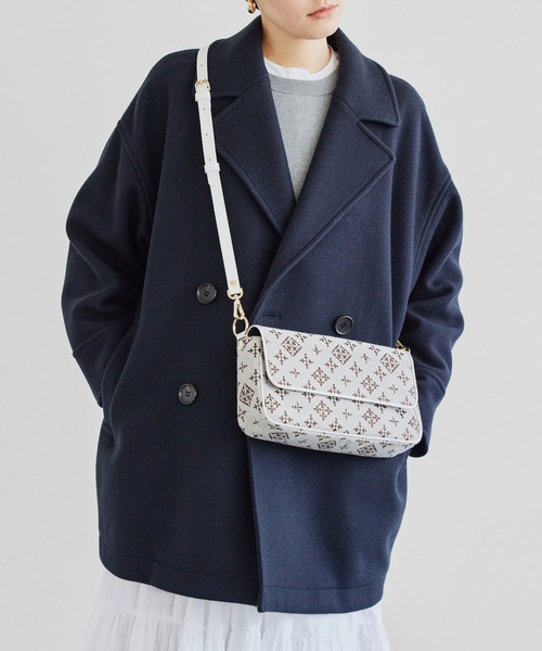 russet(ラシット)の「カラーパイピングショルダーバッグ(CE-589)(ショルダーバッグ・レディース・ホワイト/ピンク/イエロー/イエロー系その他/ベージュ/ライトグレー・FREE)」の21枚目の写真