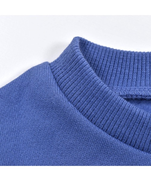 BeBe（ベベ）の「BeBe/裏毛裏起毛シロクマトレーナー(80~140cm)（スウェット・キッズ・ブルー/ネイビー・120/140/130/80/100/110/90）」の8枚目の写真