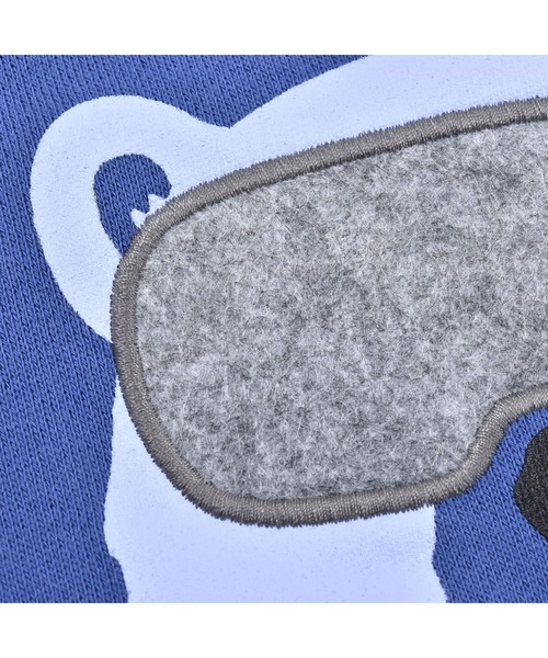 BeBe（ベベ）の「BeBe/裏毛裏起毛シロクマトレーナー(80~140cm)（スウェット・キッズ・ブルー/ネイビー・120/140/130/80/100/110/90）」の11枚目の写真