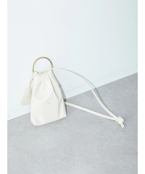 AMERICAN HOLIC（アメリカンホリック）の「キーケース付リングミニショルダーバッグ（ショルダーバッグ・レディース・パープル/ブラック/カーキ/アイボリー・FREE）」の5枚目の写真