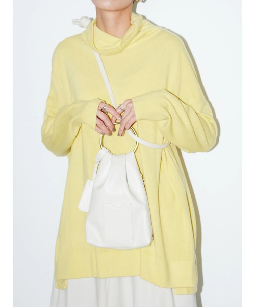 AMERICAN HOLIC（アメリカンホリック）の「キーケース付リングミニショルダーバッグ（ショルダーバッグ・レディース・パープル/ブラック/カーキ/アイボリー・FREE）」の7枚目の写真