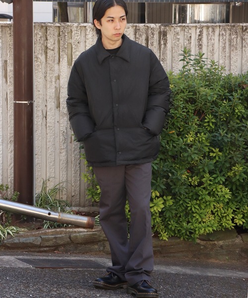 REMI RELIEF(レミレリーフ)の「REMI RELIEF/レミレリーフ 超軽量ナイロンアウトドアダウンJKT(ダウンジャケット/コート・メンズ・ネイビー/ブラック/グレー/ブラウン・M/L/XL)」の6枚目の写真