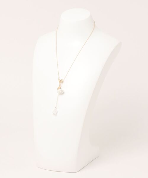Swankiss(スワンキス)の「SK white rose N/C(ネックレス・レディース・ゴールド・FREE)」の4枚目の写真