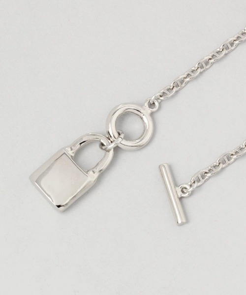 HARE（ハレ）の「PADLOCKチャームネックレス(HARE)（ネックレス・メンズ・シルバー・FREE）」の5枚目の写真