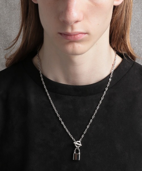 HARE（ハレ）の「PADLOCKチャームネックレス(HARE)（ネックレス・メンズ・シルバー・FREE）」の6枚目の写真