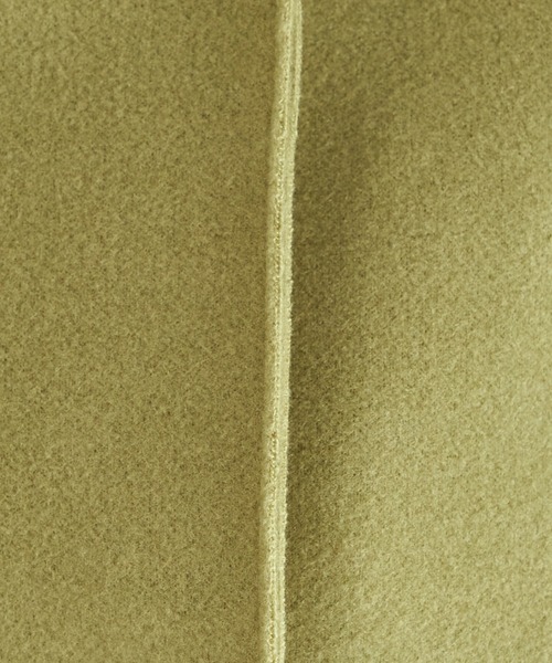 COLLAGE GALLARDAGALANTE(コラージュガリャルダガランテ)の「キルト付き/ニットメルトンスタンドカラーコート(その他アウター・レディース・ブラック/ライム/アイボリー・FREE)」の7枚目の写真