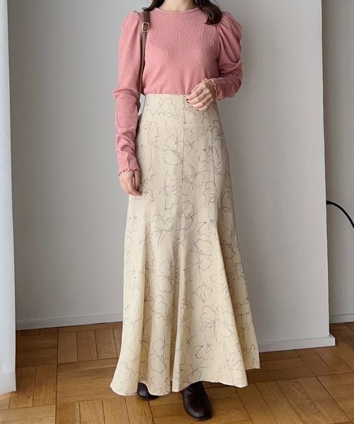 mysty woman(ミスティウーマン)の「パワショルストレッチプルオーバー 184568(Tシャツ/カットソー・レディース・ブラック/ピンク/オフホワイト・FREE)」の22枚目の写真