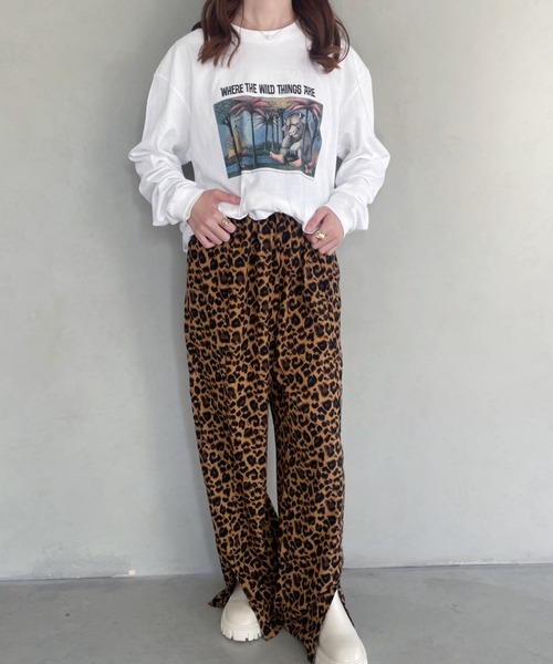 かいじゅうたちのいるところ/Where the wild things are/FinalCut/ビッグシルエットロングTシャツ/映画/コレクション/フォトTシャツ（Tシャツ/カットソー）｜キャラチョイ（キャラチョイ）
