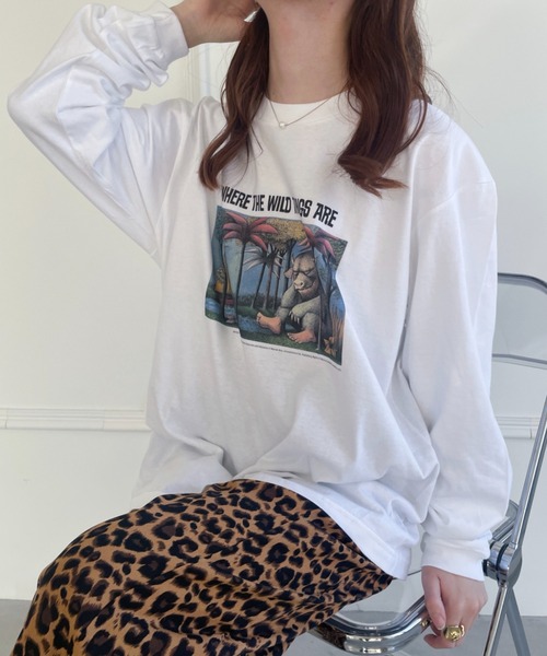 かいじゅうたちのいるところ/Where the wild things are/FinalCut/ビッグシルエットロングTシャツ/映画/コレクション/フォトTシャツ（Tシャツ/カットソー）｜キャラチョイ（キャラチョイ）
