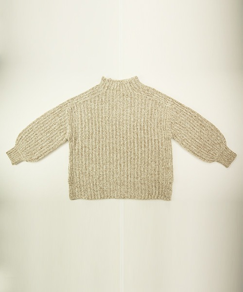 and it_（アンドイット）の「ローゲージミックスカラーニット（ニット/セーター・レディース・ベージュ/ブラック/ブルー・M/L）」の17枚目の写真