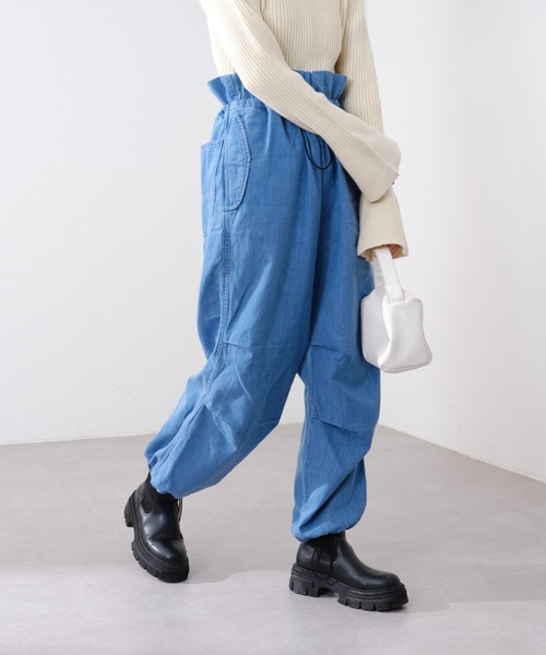 LEE CIAOPANIC TYPY ヒッコリーサルエルパンツ 美品 LEE × CIAOPANIC リー チャオパニック LM5930 ヒッコリー
