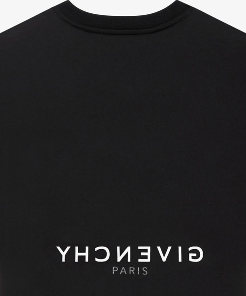 GIVENCHY（ジバンシイ）の「SLIM FIT REVERSE PRINT T-SHIRT（Tシャツ/カットソー・メンズ・ブラック・MEDIUM/LARGE）」の4枚目の写真