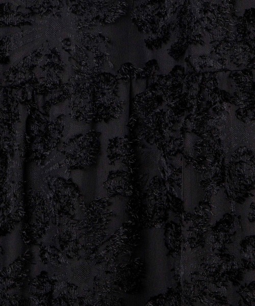 WEGO（ウィゴー）の「WEGO/フラワーシャギーティアードスカート（スカート・レディース・アイボリー/ブラック・FREE）」の14枚目の写真