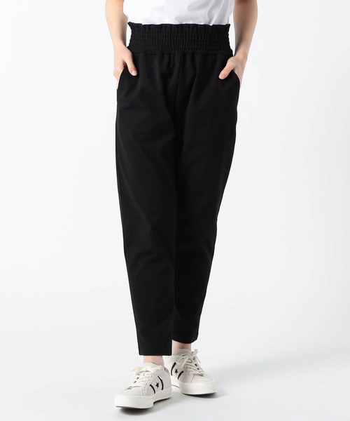 Grand PARK（グランドパーク）の「ウエストゴム　テーパードパンツ（その他パンツ・レディース・ネイビー/ブラック/杢グレー・FREE）」の2枚目の写真