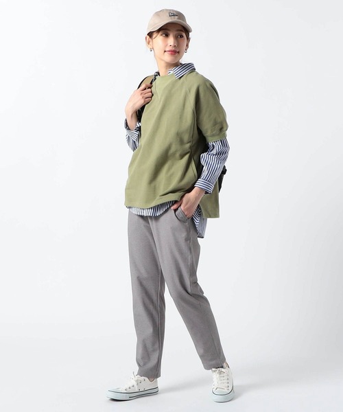 Grand PARK（グランドパーク）の「ウエストゴム　テーパードパンツ（その他パンツ・レディース・ネイビー/ブラック/杢グレー・FREE）」の4枚目の写真