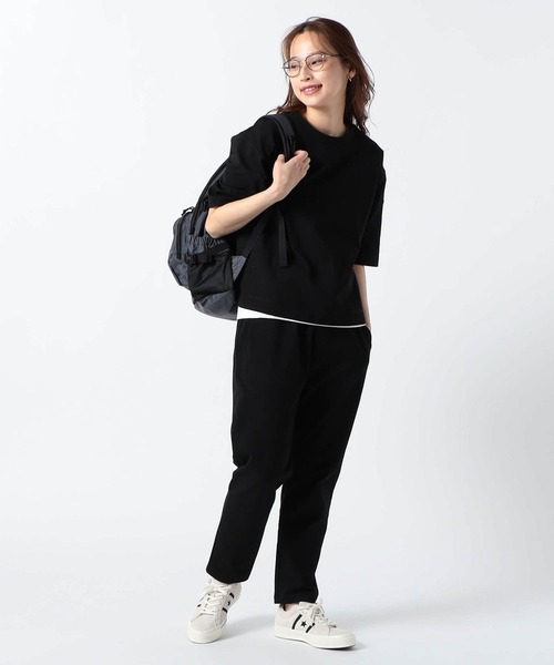 Grand PARK（グランドパーク）の「ウエストゴム　テーパードパンツ（その他パンツ・レディース・ネイビー/ブラック/杢グレー・FREE）」の5枚目の写真