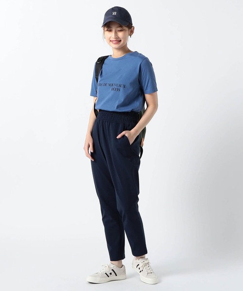 Grand PARK（グランドパーク）の「ウエストゴム　テーパードパンツ（その他パンツ・レディース・ネイビー/ブラック/杢グレー・FREE）」の6枚目の写真