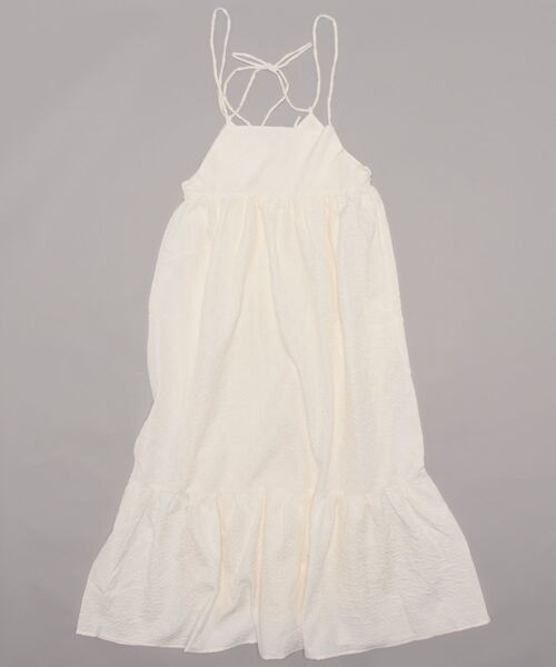 axes femme POETIQUE（アクシーズファムポエティック）の「ふくれジャカードキャミワンピース（ワンピース・レディース・ミント/キナリ/ブラック・MEDIUM）」の6枚目の写真