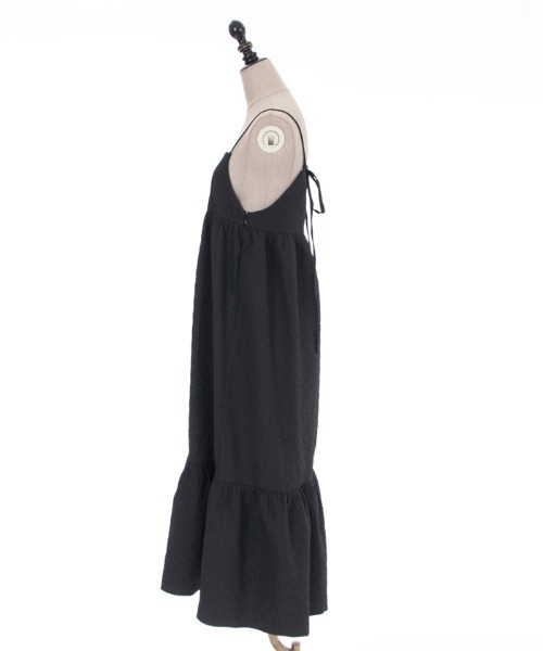 axes femme POETIQUE（アクシーズファムポエティック）の「ふくれジャカードキャミワンピース（ワンピース・レディース・ミント/キナリ/ブラック・MEDIUM）」の19枚目の写真