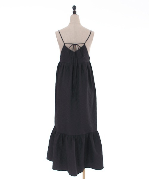 axes femme POETIQUE（アクシーズファムポエティック）の「ふくれジャカードキャミワンピース（ワンピース・レディース・ミント/キナリ/ブラック・MEDIUM）」の20枚目の写真