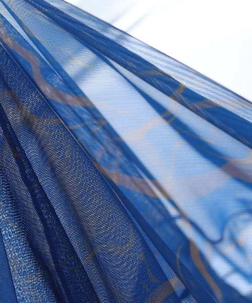 cheriella（シェリエラ）の「【cheriella】WEB限定マーブルハイネックシアートップス半袖　新色追加（Tシャツ/カットソー・レディース・グレイッシュベージュ/ブラック/ブルー/カーキ/グレー/ブルーグリーン/グレー系その他/ワイン・M）」の22枚目の写真