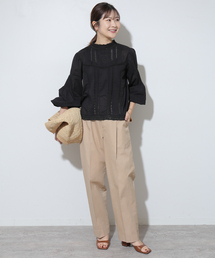 SLOBE IENA（スローブイエナ）の「マニーレース ピンタック