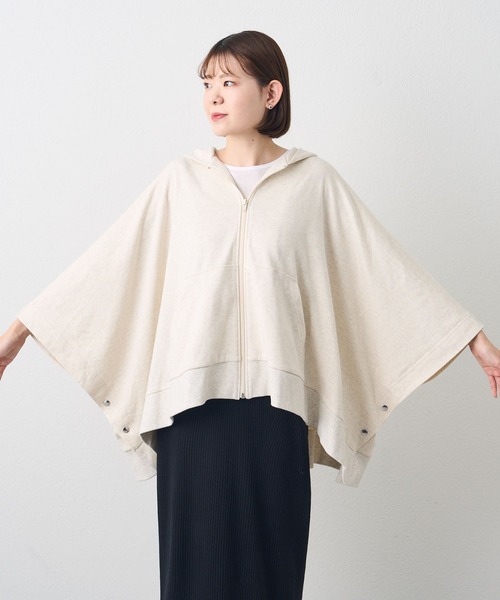 russet（ラシット）の「スウェットポンチョ(O-063)（パーカー・レディース・ブラック/ネイビー/ホワイト・FREE）」の11枚目の写真