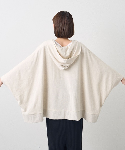 russet（ラシット）の「スウェットポンチョ(O-063)（パーカー・レディース・ブラック/ネイビー/ホワイト・FREE）」の12枚目の写真