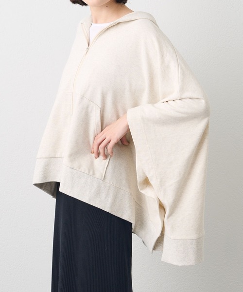 russet（ラシット）の「スウェットポンチョ(O-063)（パーカー・レディース・ブラック/ネイビー/ホワイト・FREE）」の13枚目の写真