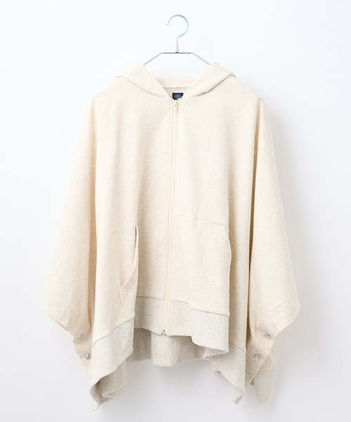 russet（ラシット）の「スウェットポンチョ(O-063)（パーカー・レディース・ブラック/ネイビー/ホワイト・FREE）」の22枚目の写真